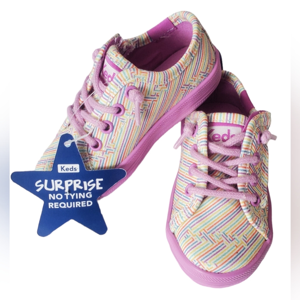 NEW Keds Kids Unisex Kickstart Jr. Sneakers Baby Toddler Size 5 Boys Girls Shoes